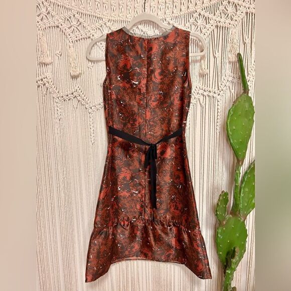 NWOT Vera Wang Floral Sequin Midi Dress Size XS - Picture 7 of 10